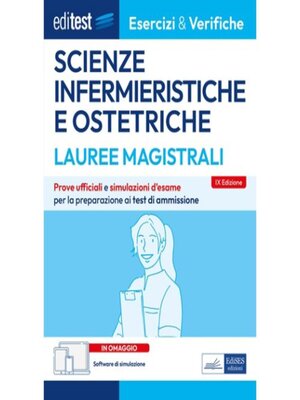 cover image of Eserciziario Test Magistrale Scienze infermieristiche e ostetriche 2024